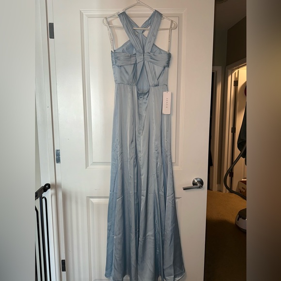 beach wedding bridesmaid dresses purple A Line Lavender Chiffon Pleats Long Bridesmaid Dresses Lavender / 10